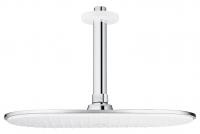 Верхний душ Grohe Rainshower Veris 300 (26059LS0) овальный 300х150 мм, с потолочным душевым кронштейном 142 мм, белый