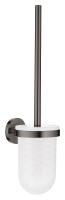 Ершик для унитаза Grohe Essentials (40374A01) в комплекте с колбой, темный графит, глянцевый