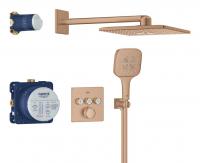 Grohtherm SmartControl Набор для душа скрытого монтажа с Rainshower SmartActive 310 Cube
