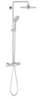 Душевая стойка Grohe Euphoria System 260 (26114001) с термостатом для ванны (с изливом), штанга 101 см, верхний душ 260 мм, хром
