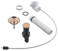 Waste set for kitchen sinks