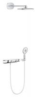 Душевая система встраиваемая Grohe Rainshower System SmartControl 360 MONO (26446LS0) с термостатом для душа (без излива), 1-но режимный верхний душ, белый