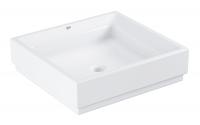 Раковина накладная Grohe Cube Ceramic PureGuard (3948100H) 50х47 см, с гигиеническим покрытием, без отверстия под смеситель