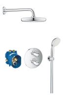 Душевая система встраиваемая Grohe Grohtherm 1000 New (34614001) на 2 выхода, верхний душ 21 см, хром