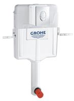 Комплект смывного бачка для приставного унитаза Grohe GD2 (38895000) в комплекте с овальной клавишей, хром