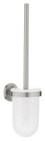 Ершик для унитаза Grohe Essentials (40374DC1) в комплекте с колбой, суперсталь