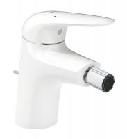 Смеситель Grohe Eurostyle new (23720LS3) для биде, S-Size, со сливным гарнитуром, белый