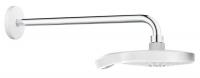 Верхний душ Grohe Power&Soul Cosmopolitan 190 (26172LS0) с настенным кронштейном 420 мм, диаметр 190 мм, белый