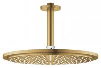 Верхний душ с потолочным кронштейном Grohe Rainshower Cosmopolitan 310 (26067GN0) круглый, диаметр 310 мм, прохладный рассвет, матовый