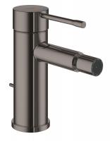 Смеситель Grohe Essence (32935A01) для биде, S-Size, со сливным гарнитуром, темный графит, глянцевый