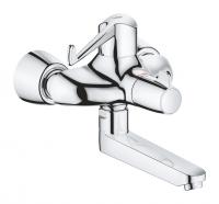 Смеситель-термостат для раковины Grohe Grohtherm Special (34020001) настенный, с локтевым управлением, поворотный излив, хром