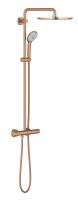 Душевая стойка Grohe Euphoria System 310 (26075DL0) с термостатом для душа (без излива), верхний душ 310 мм, кронштейн 450 мм, теплый закат, матовый