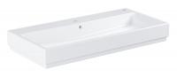 Раковина накладная Grohe Cube Ceramic PureGuard (3947500H) 100х49 см, с гигиеническим покрытием, с 1-м отверстием для смесителя по центру