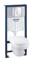 Унитаз с инсталляцией подвесной Grohe Solido 39191000 с горизонтальным выпуском