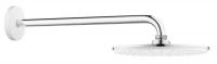 Верхний душ Grohe Rainshower Cosmopolitan 210 (26171LS0) диаметр 210 мм, с настенным кронштейном 422 мм, белый