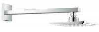 Верхний душ Grohe Euphoria Cube 150 (26073000) квадратный, 152х152 мм, с душевым кронштейном от стены 286 мм