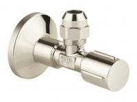 Угловой вентиль Grohe (22039BE0) 3/8", самоуплотняющееся резьбовое соединение, 1 шт, никель, глянцевый