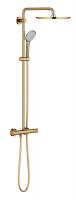 Душевая стойка Grohe Euphoria System 310 (26075GL0) с термостатом для душа (без излива), верхний душ 310 мм, кронштейн 450 мм, прохладный рассвет, глянцевый