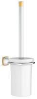 Туалетный ершик Grohe Grandera (40632IG0) подвесной, с керамическим стаканом для щетки, хром с золотом