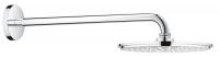 Верхний душ Grohe Rainshower Cosmopolitan 210 (26171000) диаметр 210 мм, с настенным кронштейном 422 мм, хром