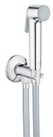 Гигиенический гарнитур Grohe Tempesta-F Trigger Spray (26358000) без смесителя, лейка, пласт. шланг 100 см, держатель с нажимным запорным вентилем, хром