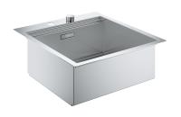 Мойка кухонная из нержавеющей стали Grohe K800 (31583SD0) 52х56 см, монтаж вровень со столешницей, клапан-автомат, нержавеющая сталь