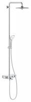 Душевая стойка для ванны Grohe Euphoria SmartControl System 260 Mono (26510000) с термостатом, тропический душ 26 см, излив 17 см, хром