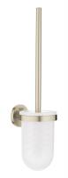 Ершик для унитаза Grohe Essentials (40374EN1) в комплекте с колбой, никель матовый