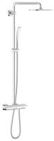 Душевая стойка с термостатом для душа Grohe Rainshower System Veris 300 (27472000) верхний душ 300 мм, ручной душ Ondus, хром