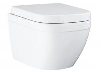 Унитаз подвесной безободковый Grohe Euro Ceramic (39554000) длина 54 см, с сиденьем микролифт