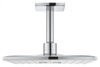 Верхний душ с потолочным кронштейном Grohe Rainshower 310 SmartActive Cube (26481LS0) квадратный, 310х310 мм, для механизма 26483/26484, хром/белый