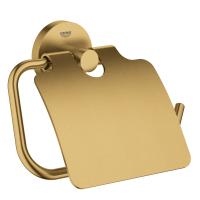 Держатель туалетной бумаги Grohe Essentials (40367GN1) с крышкой, прохладный рассвет, матовый