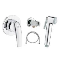 Гигиенический душ со смесителем Grohe Bau Curve 123072, Германия