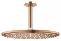 Верхний душ с потолочным кронштейном Grohe Rainshower Cosmopolitan 310 (26067DL0) круглый, диаметр 310 мм, теплый закат, матовый