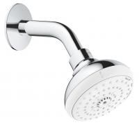 Верхний душ с настенным держателем Grohe New Tempesta 100 III (26088001) 3 режима, хром