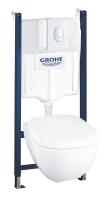 Комплект инсталляции и подвесного унитаза Grohe Solido Soft Edge (37446000) с сиденьем микролифт (5 в 1)