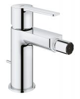 Смеситель Grohe Lineare new (33848001) для биде, S-Size, со сливным гарнитуром, хром