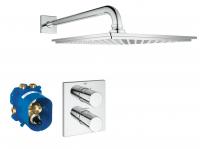 Душевая система встраиваемая Grohe Grohtherm 3000 Cosmopolitan (34572000) с термостатом для ванны (на 2 источника), хром