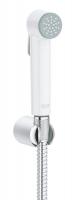 Гигиенический душ Grohe Tempesta-F Trigger Spray 30 (26356IL0) лейка, металлический шланг 125 см, держатель, хром/белый