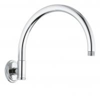 Держатель верхнего душа Grohe Rainshower (28384000) (272 мм), Ретро, с изгибом, крепление от стены