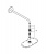 Верхний душ Grohe Rainshower Veris 300x150 (26170000) овальный 300х150 мм, с настенным душевым кронштейном 422 мм, хром