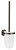 Ершик для унитаза Grohe Essentials (40374A01) в комплекте с колбой, темный графит, глянцевый