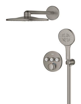 Grohtherm SmartControl Concealed shower system with Rainshower SmartActive 310
