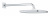 Верхний душ Grohe Tempesta 250 Cube (26687000) с кронштейном 38 см., хром