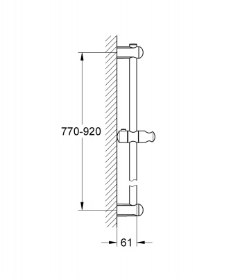 Душевая штанга Grohe Euphoria (27500000) (900 мм)