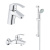 Комплект смесителей для ванной Grohe Eurosmart (124446) 3 в 1, (для раковины 33265002, для ванны 33300002, гарнитур 27853000) хром