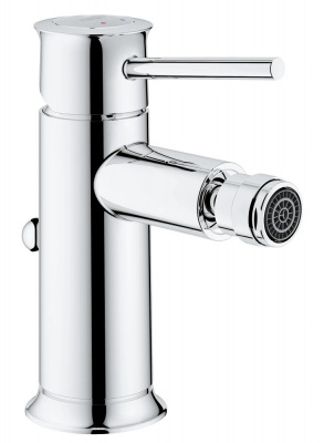 Смеситель для биде Grohe Bau Classic (32864000) со сливным гарнитуром, хром