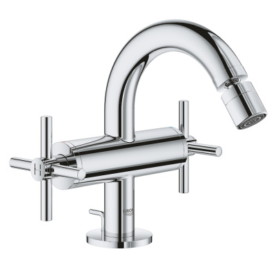 Смеситель Grohe Atrio New Classic (24027003) для биде, M-Size, со сливным гарнитуром, хром