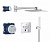 Душевая система встраиваемая Grohe Rainshower SmartActive Cube со смесителем для душа, хром (29149000, 35600000, 26479000, 26483000, 27698000, 26370000, 28364000)
