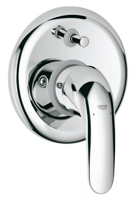 Смеситель Grohe Euroeco (32747000) для ванны, встраиваемый, включает встроенный механизм